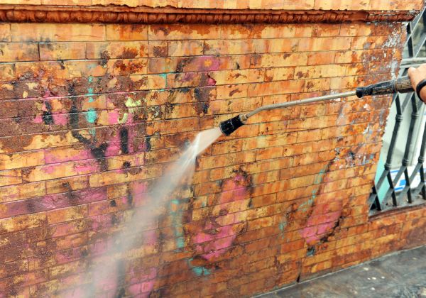 Cost of Brick Graffiti Cleaning in Charleston